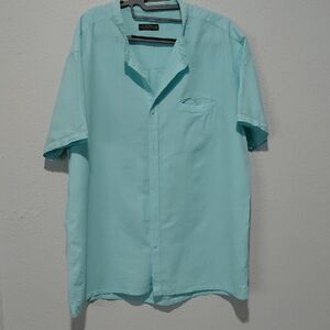 Van Heusen Light Blue Casual Button Down Shirt